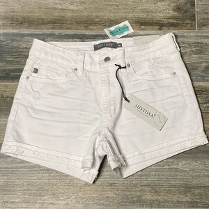 Women’s white shorts